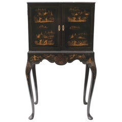19th Century Chinoiserie Cabinet on Stand