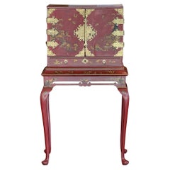 19th Century Chinoiserie Cabinet on Stand