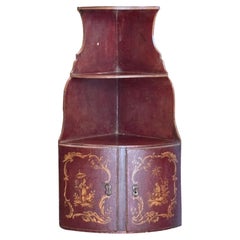 Antique 19th Century Chinoiserie Corner Cabinet