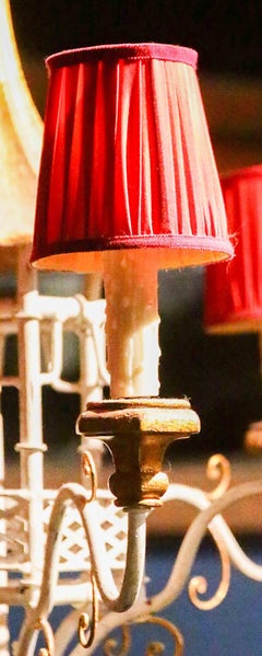 19th Century Chinoiserie Decorated Chandelier