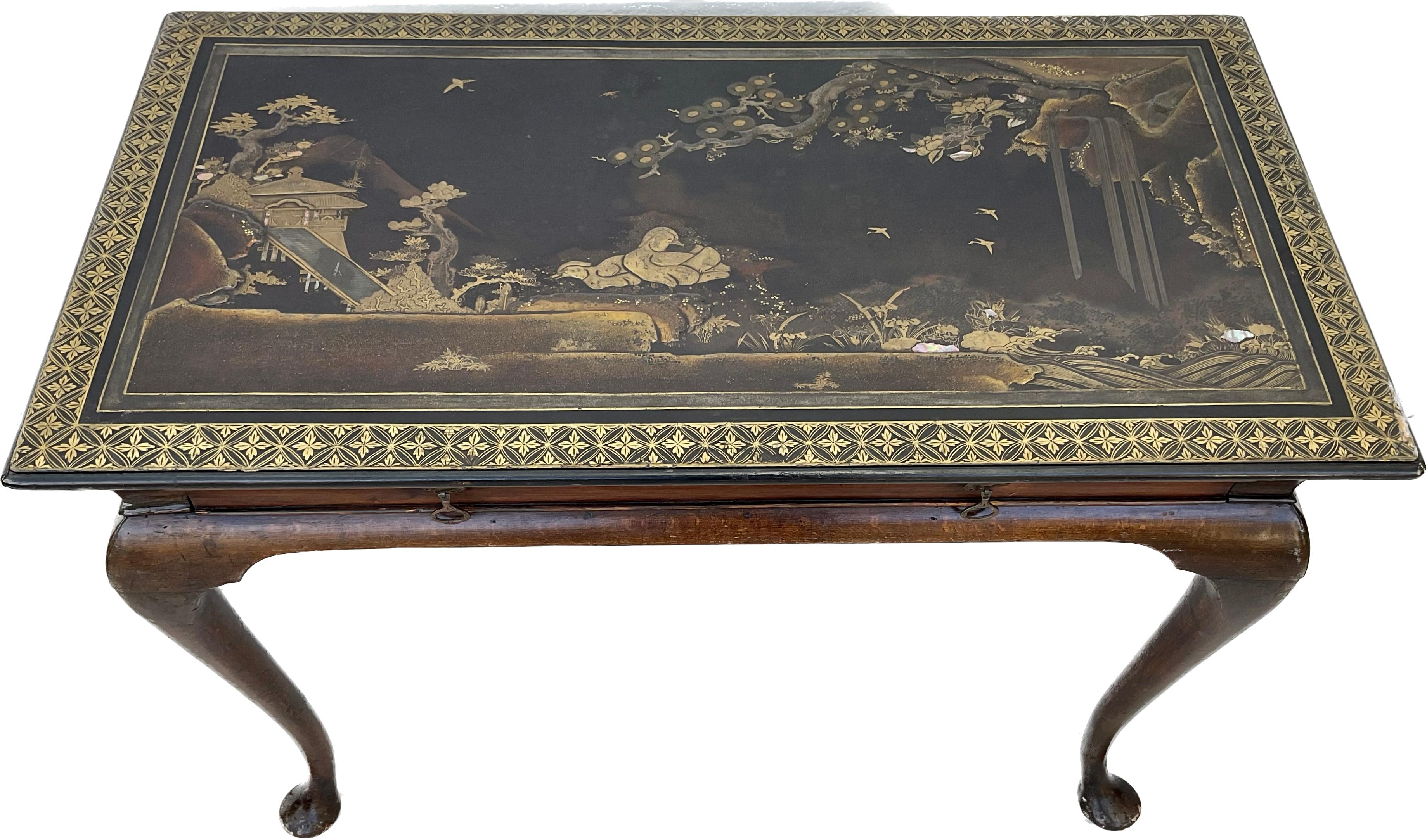 19th Century Chinoiserie Decorated Table 2