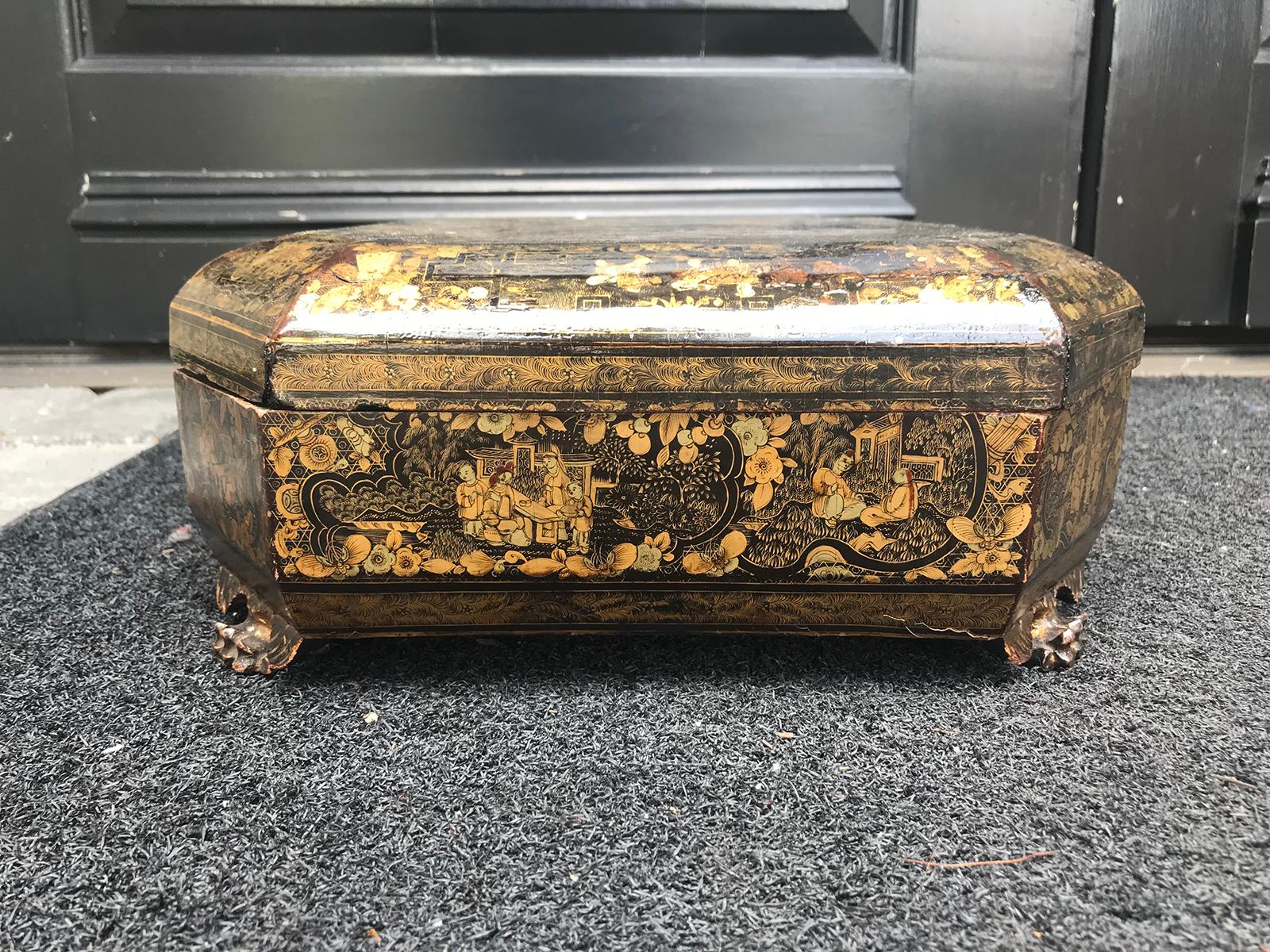 19th Century Chinoiserie Game Box 10