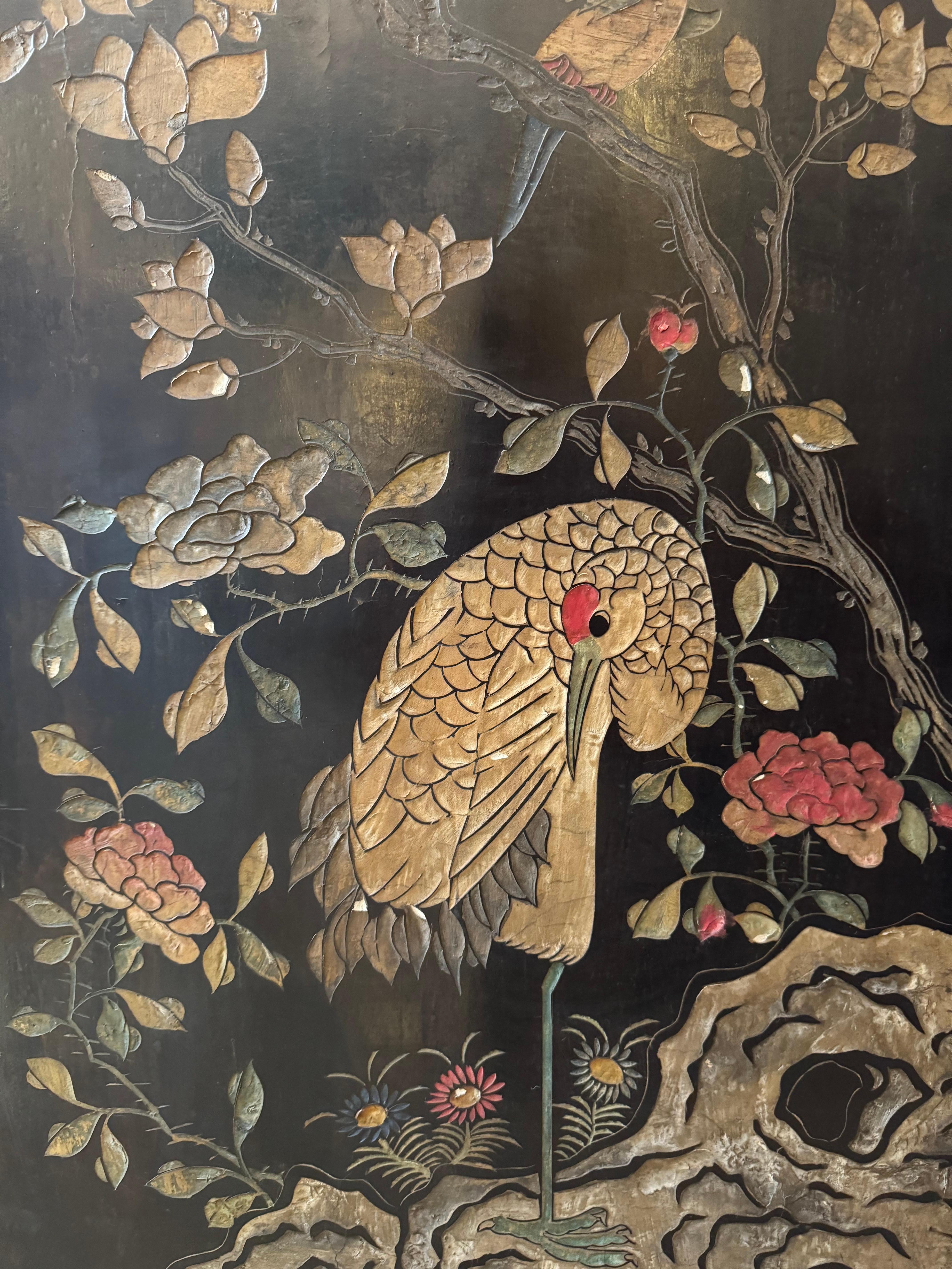 19th Century Chinoiserie Lacquer Side Cabinet For Sale 6