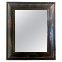 Antique 19th Century Chinoiserie Painted Mirror