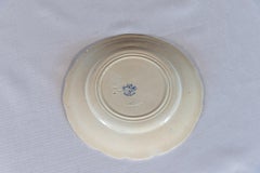 19th Century Chinoiserie Plate by Creil Et Montereau