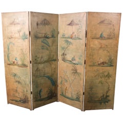 19th Century Chinoiserie Screen