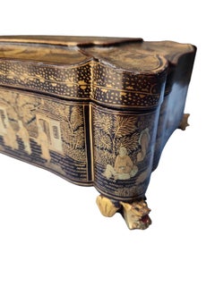19th Century Chinoiserie Sewing Box