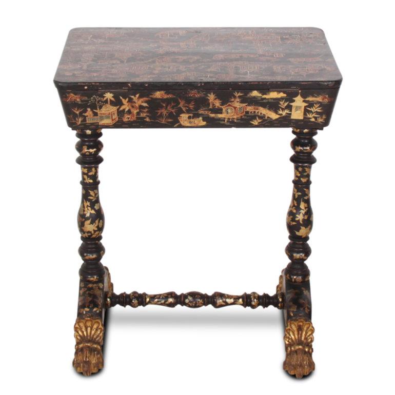 19th Century Chinoiserie Table from the Grand Salon of the Villa of Coco Chanel 3