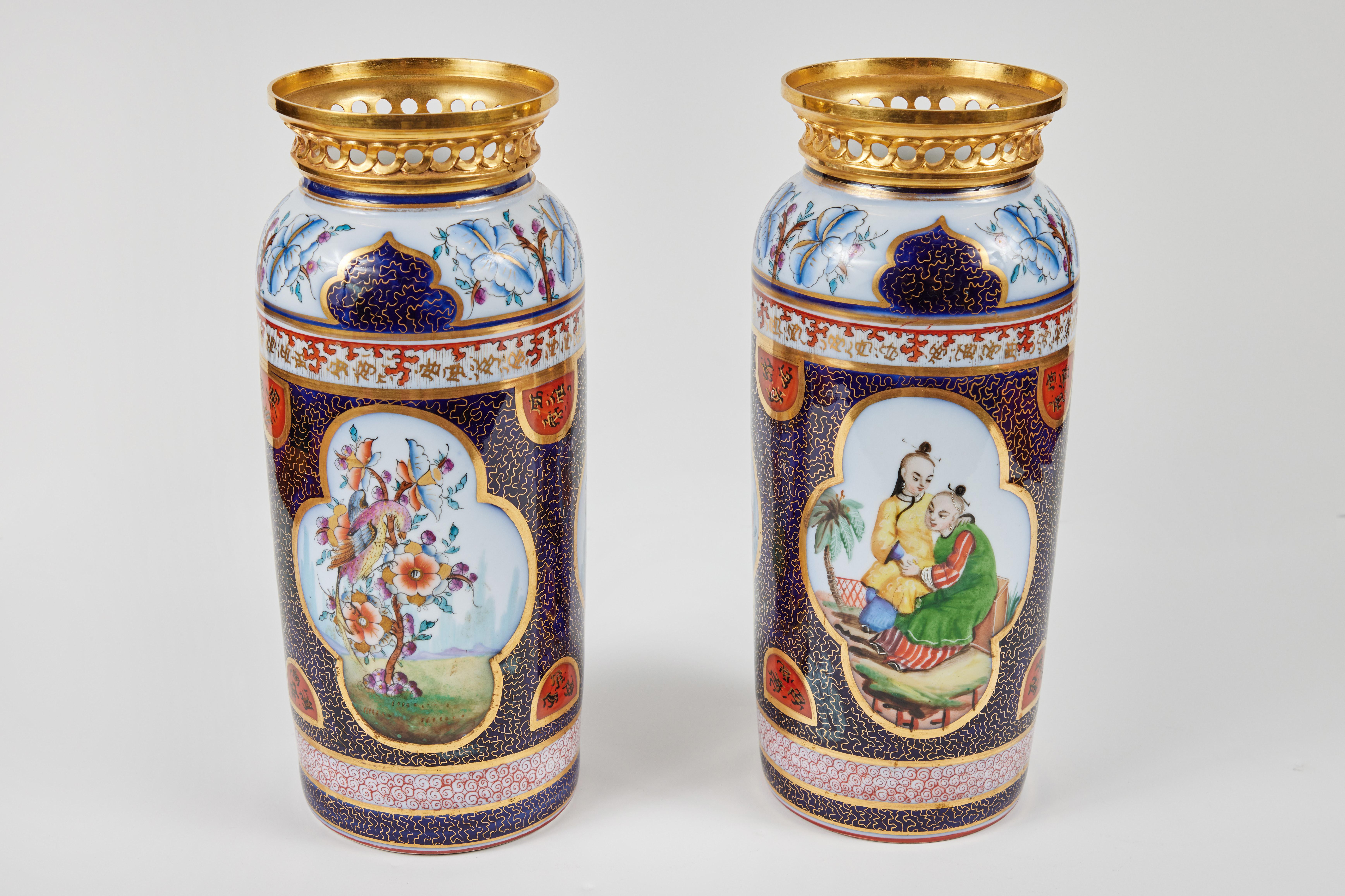 19th Century, Chinoiserie Vases For Sale 4