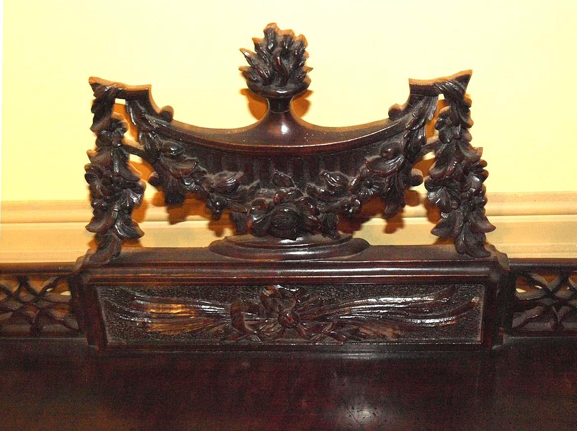 19th Century Chippendale Directoire Style Ladies Desk 7