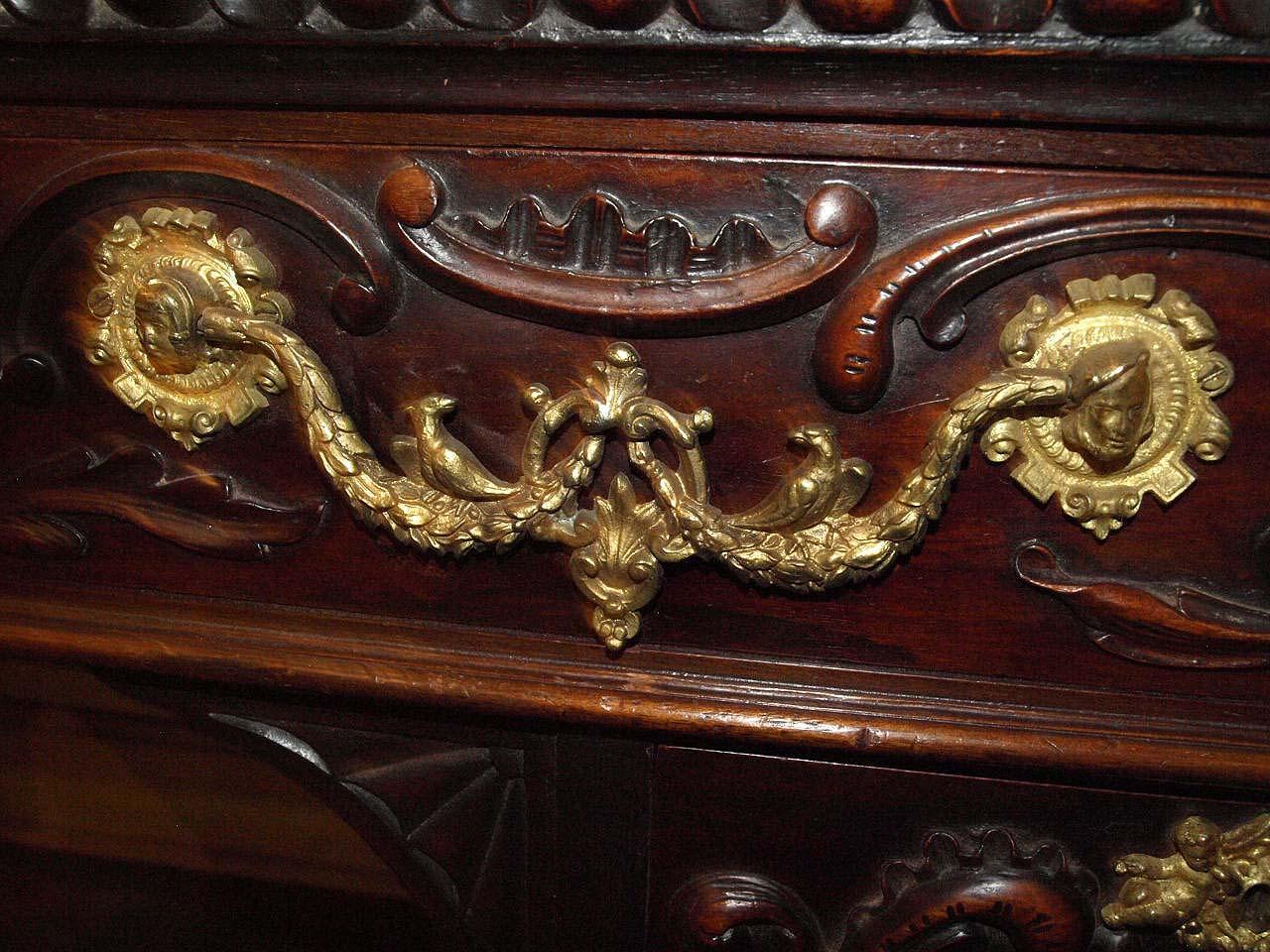 19th Century Chippendale Directoire Style Ladies Desk 9