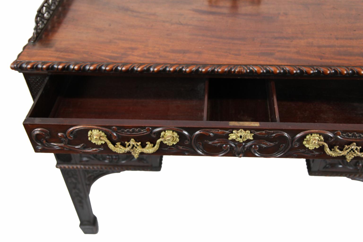 19th Century Chippendale Directoire Style Ladies Desk 1