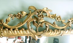 19th Century Chippendale Giltwood Overmantel Mirror