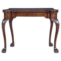 19th Century Chippendale Revival Mahogany Card Table