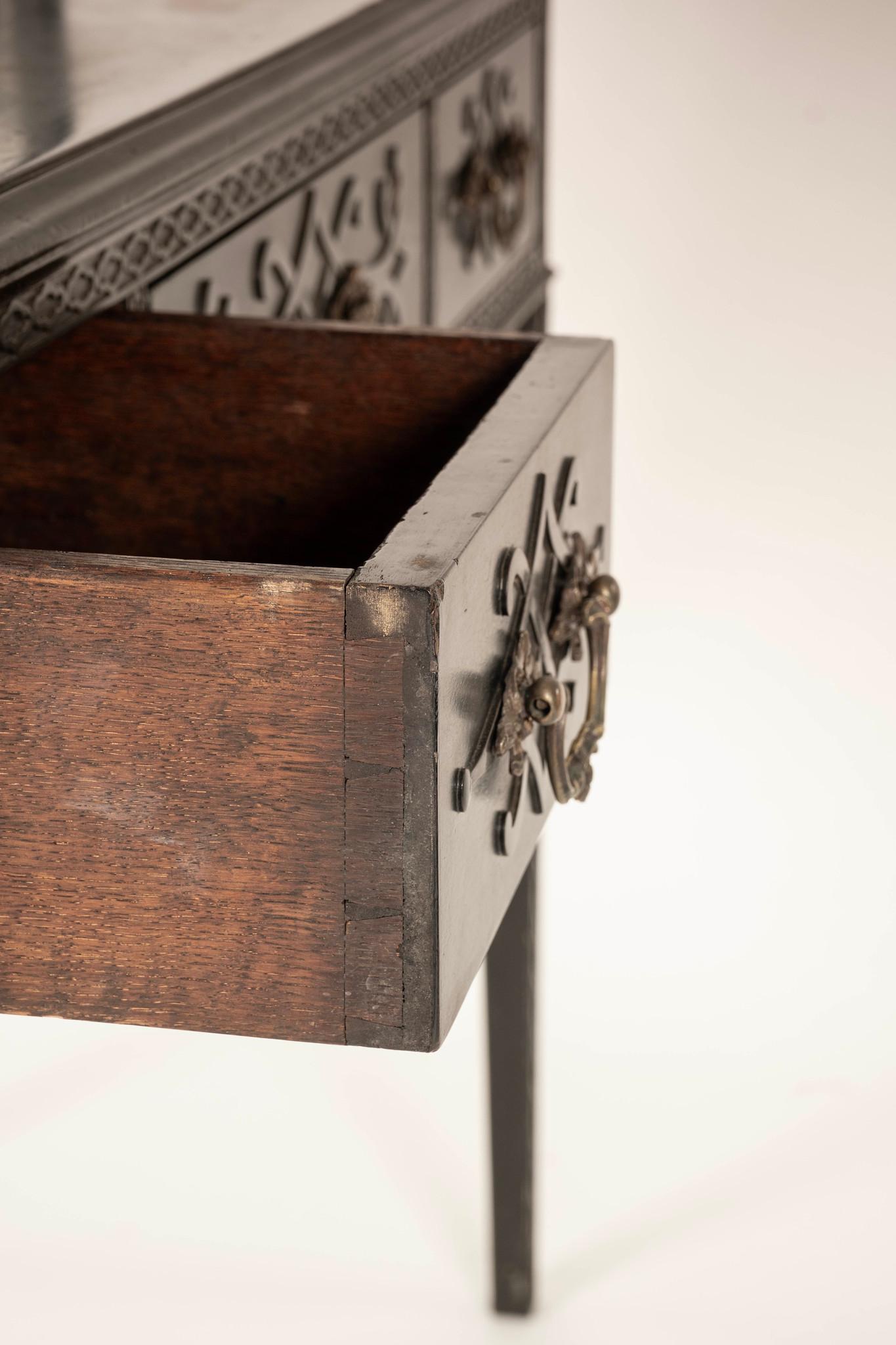 19th Century Chippendale Style Glass Display Case For Sale 2