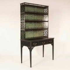 19th Century Chippendale Style Glazed Display Case
