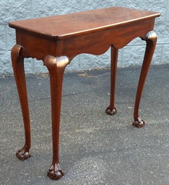 19th Century Chippendale Style Mahogany Console Table