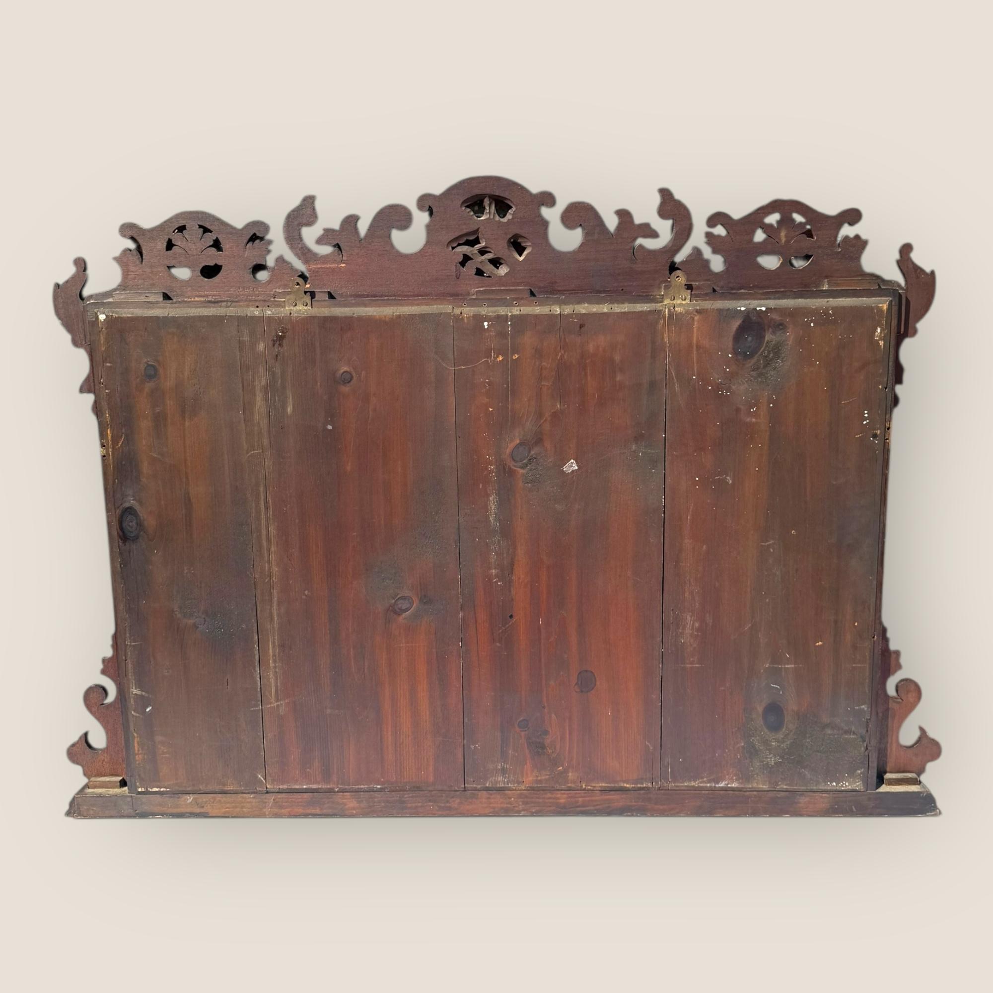 Specchio in mogano in stile Chippendale del XIX secolo in vendita 7