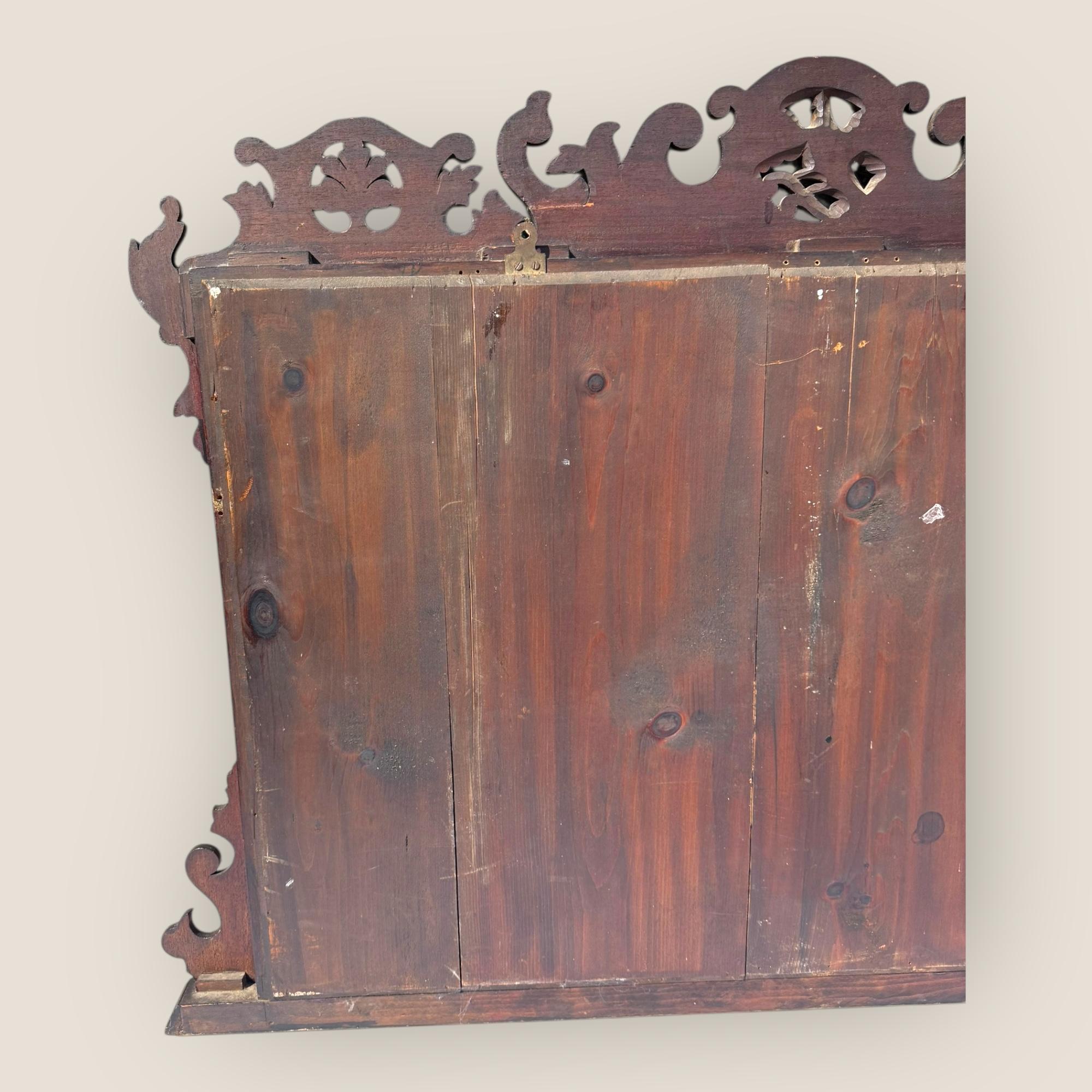 Specchio in mogano in stile Chippendale del XIX secolo in vendita 8