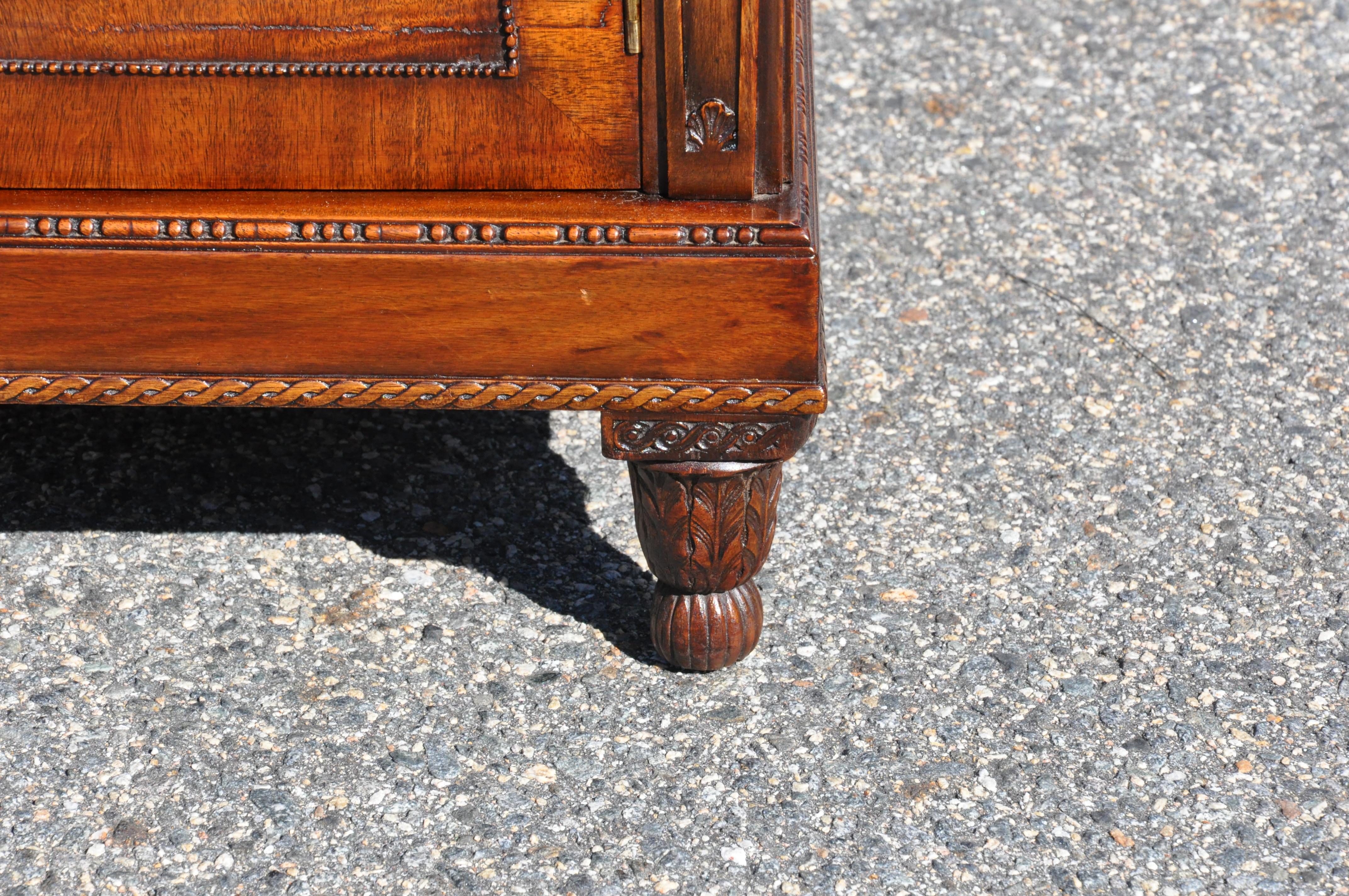 19th Century Chippendale Style Mahogany Partner's Desk 1