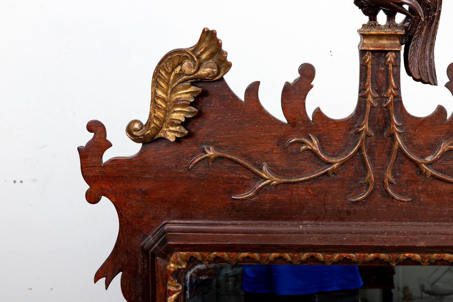 American 19th Century Chippendale Style Mirror For Sale