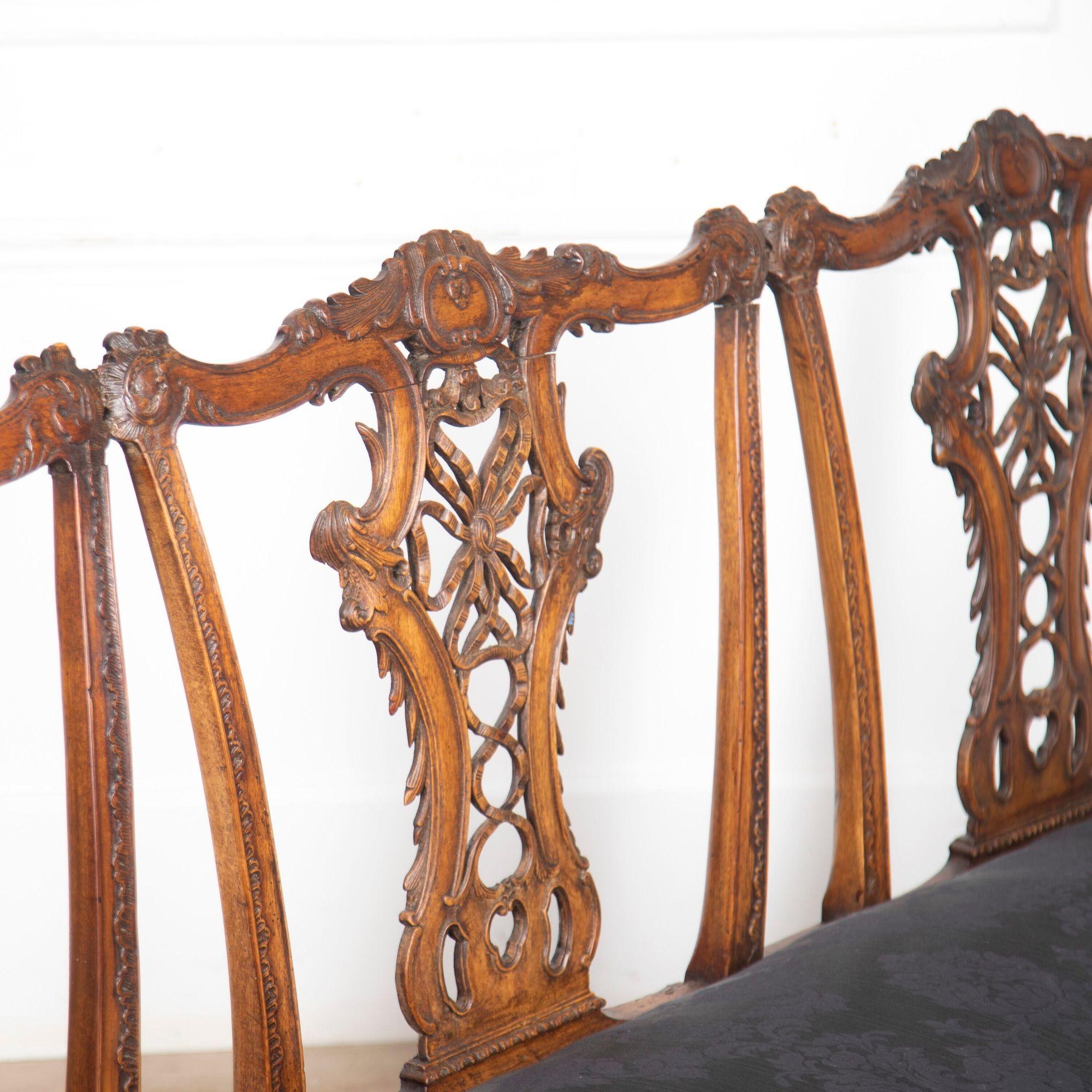 19th Century Chippendale Suite In Good Condition For Sale In Gloucestershire, GB