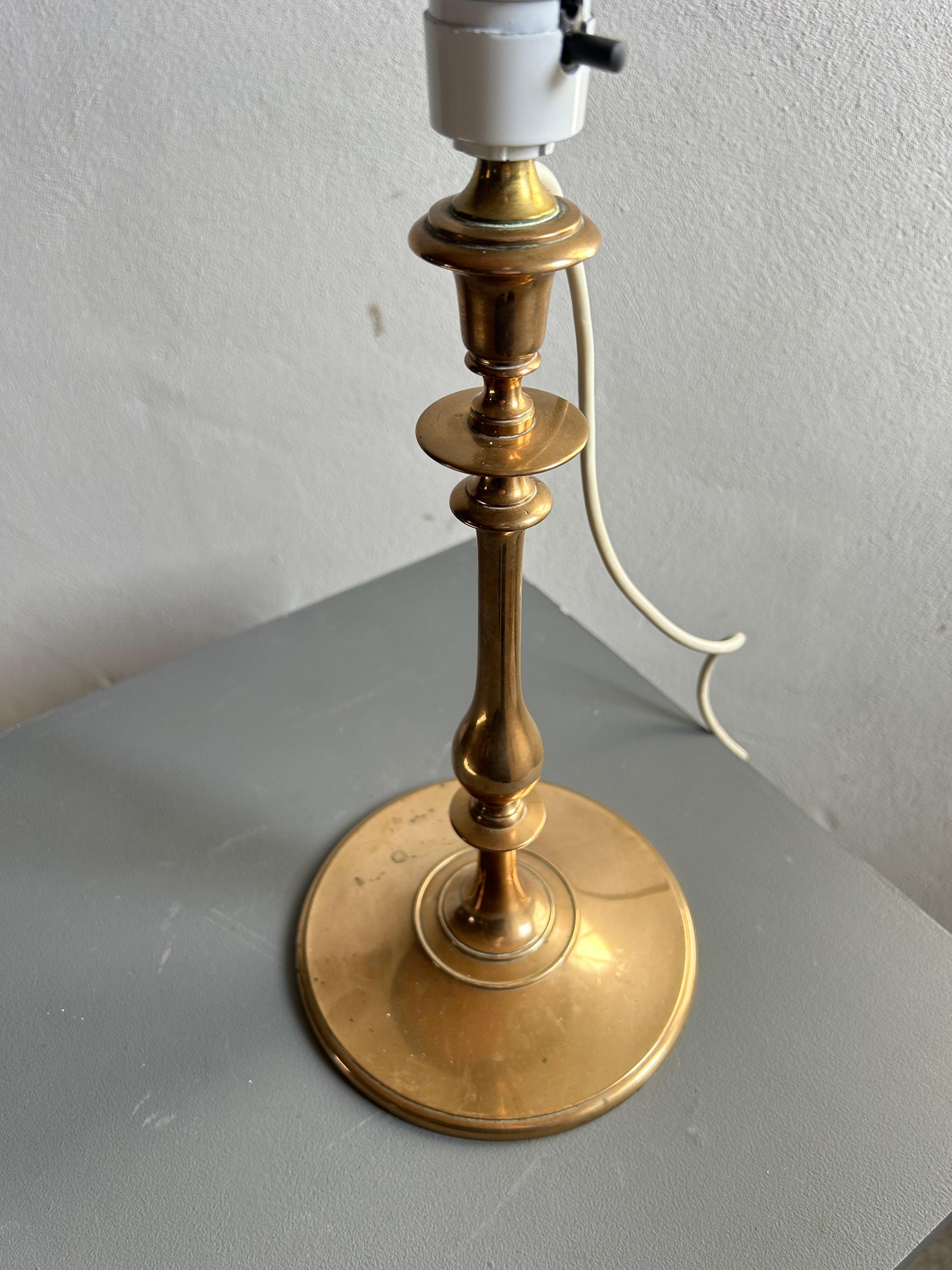 19th Century Christian Gottlieb Vilhelm Bissen Bronze Neoclassical Table Lamp In Good Condition For Sale In Valby, 84