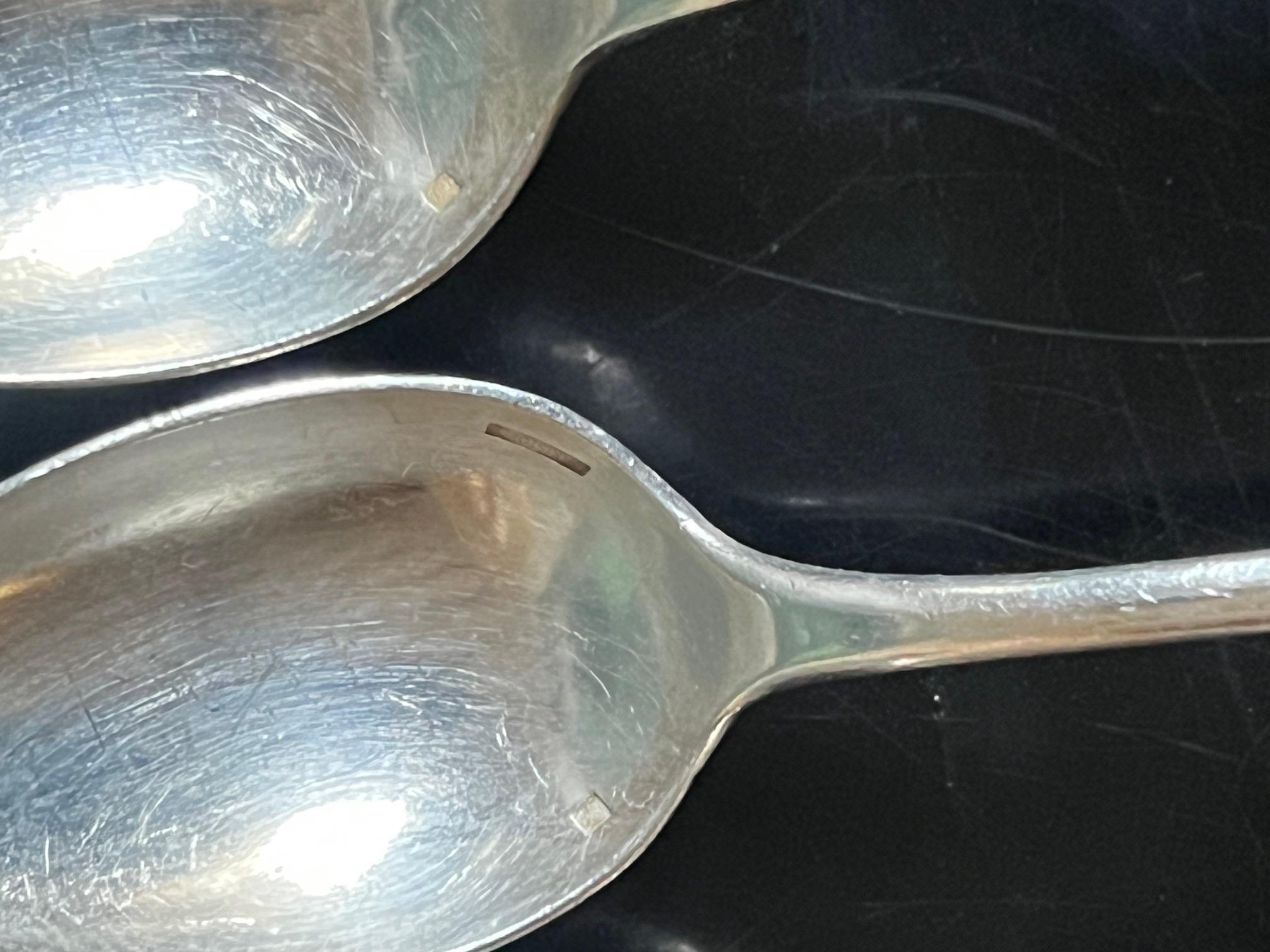 Francese Cucchiaini da caffè Christofle del XIX secolo, set di 8 pezzi in vendita