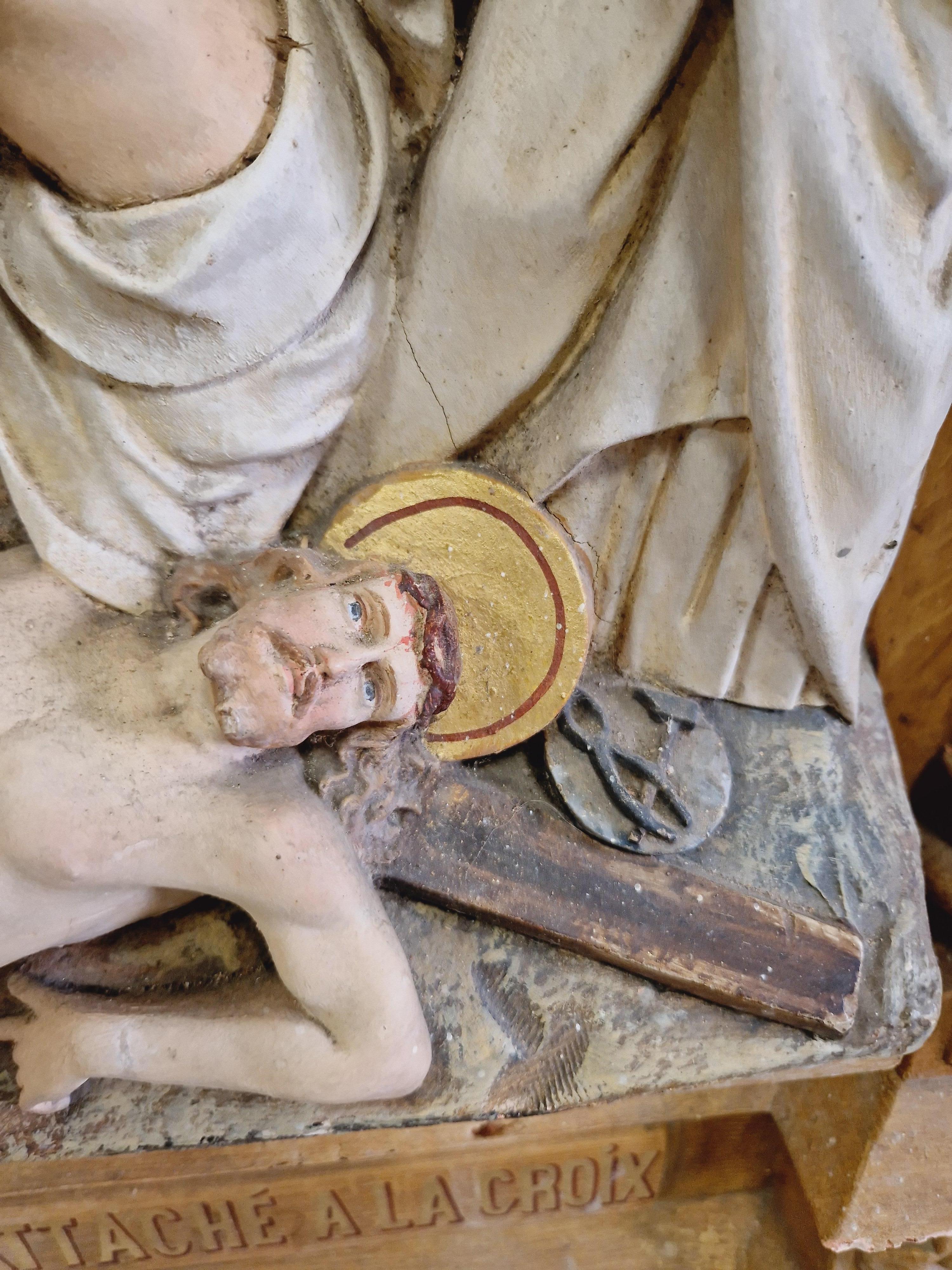 19th Century Church Sculptures Stations of the cross x 10 For Sale 8