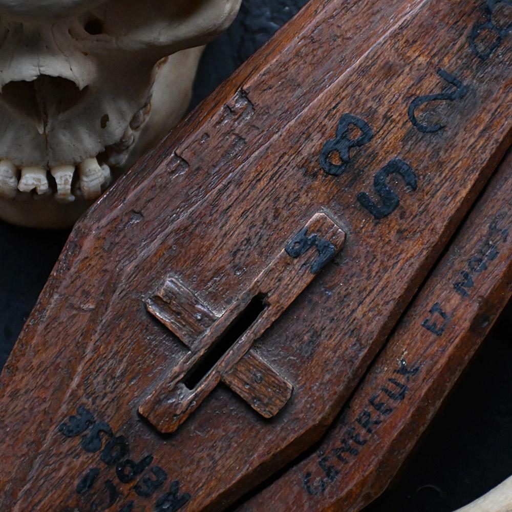 19th Century Church Coffin Collection Box In Fair Condition In London, GB