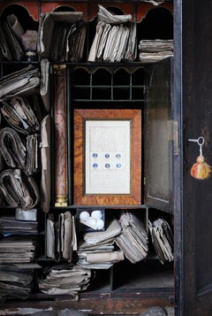 19th Century Circa 1860 Button Miniature Portraits Indian Mutiny