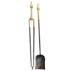 19th Century circa 1860 Firetools, Double Lemons