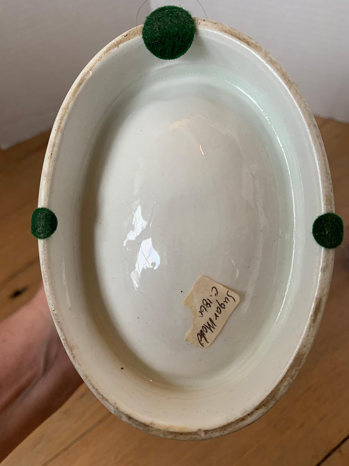 19th Century circa 1860 White Ironstone Pudding / Jelly Mold, Unmarked For Sale 5