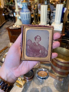 19th Century Circa 1865 Daguerreotype Portrait of Woman