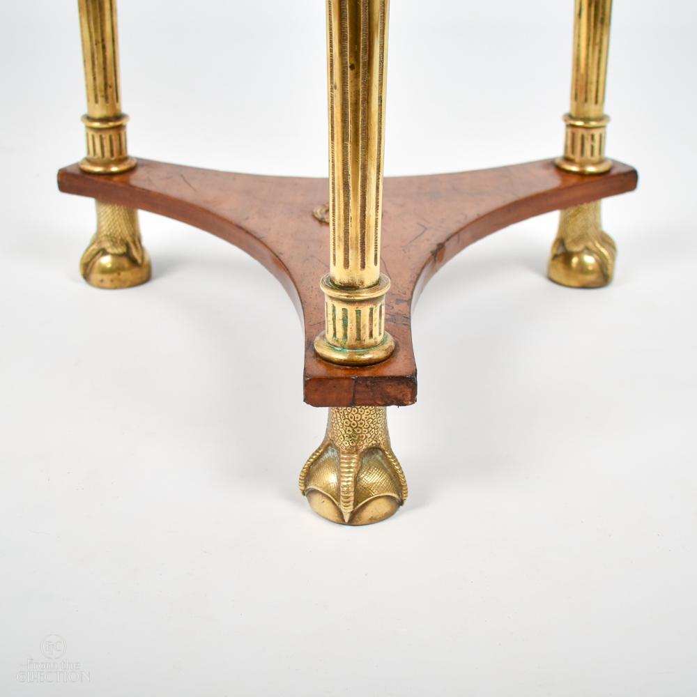 Gilt 19th Century Circular Gilded Table For Sale