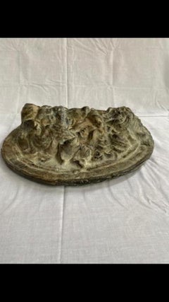 19. Jahrhundert runde Wandmontage Brunnenkopf