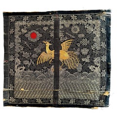 19th Century Civil Rank Badge with Golden Pheasant