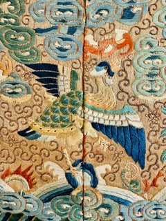 19th Century Civil Rank Badge with Mandarin Duck