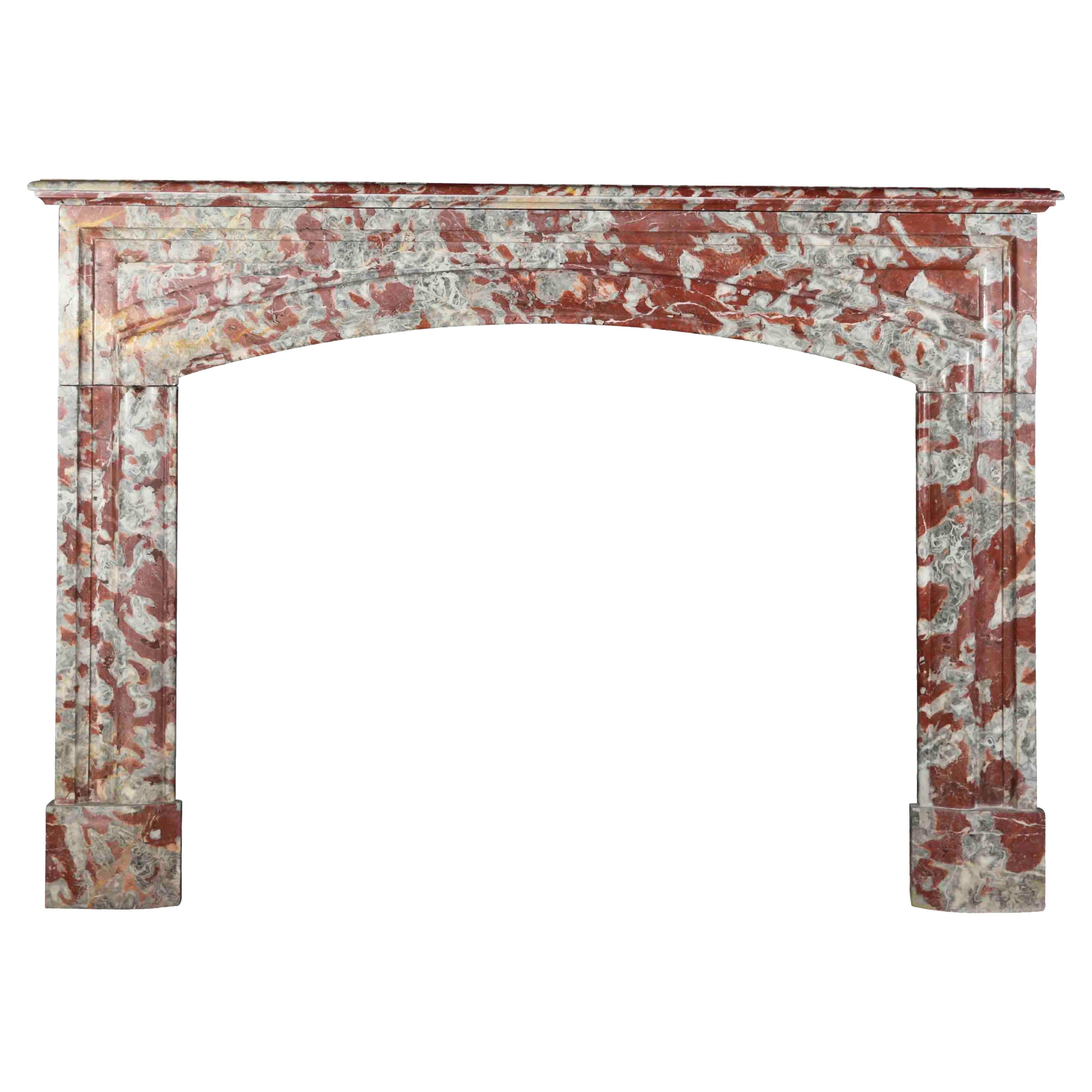19th Century Classic French Marble Antique Fireplace Surround For Sale