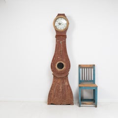 19th Century Classic Swedish Rococo Long Case Clock