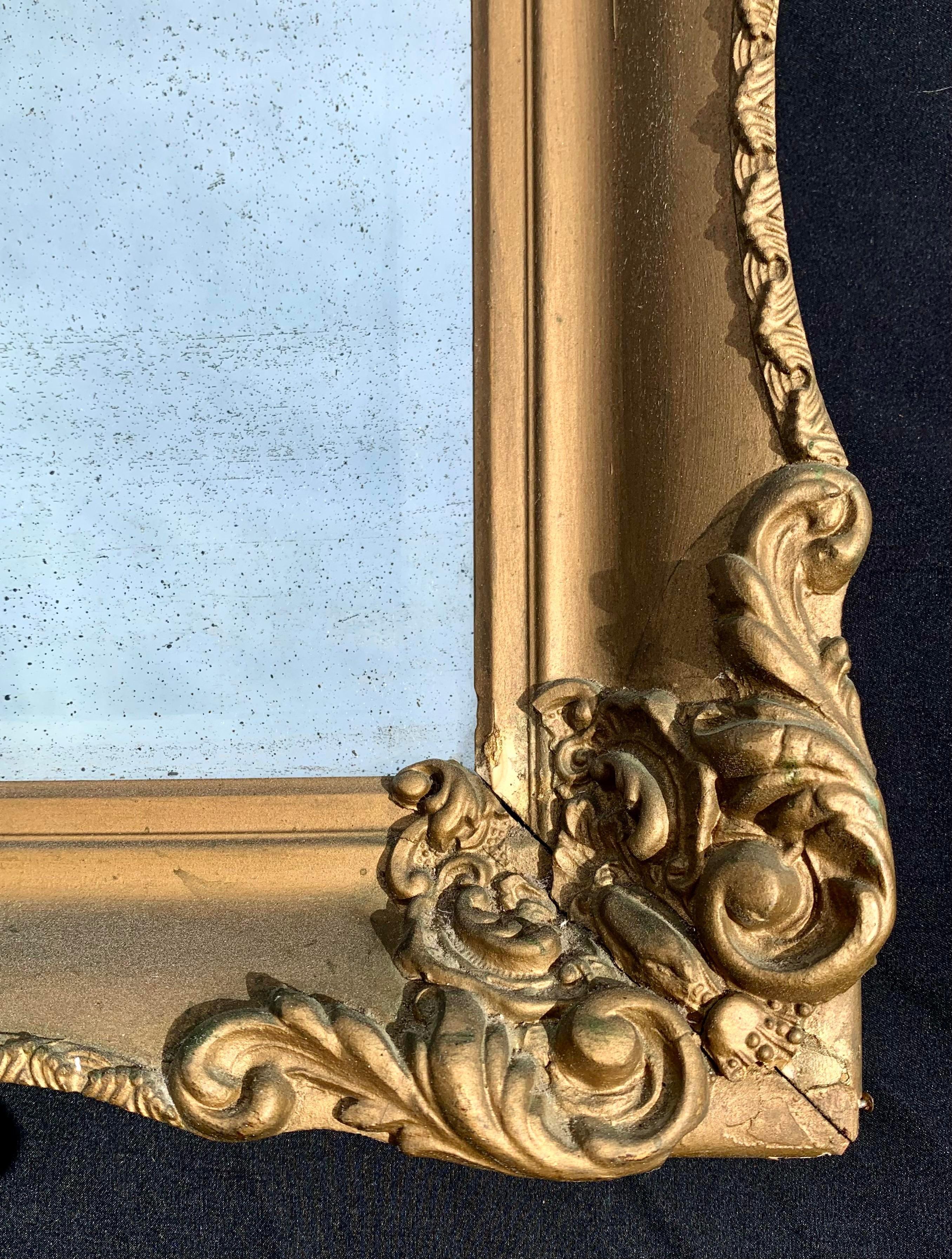 Cast 19th Century Classic Victorian Mirror For Sale