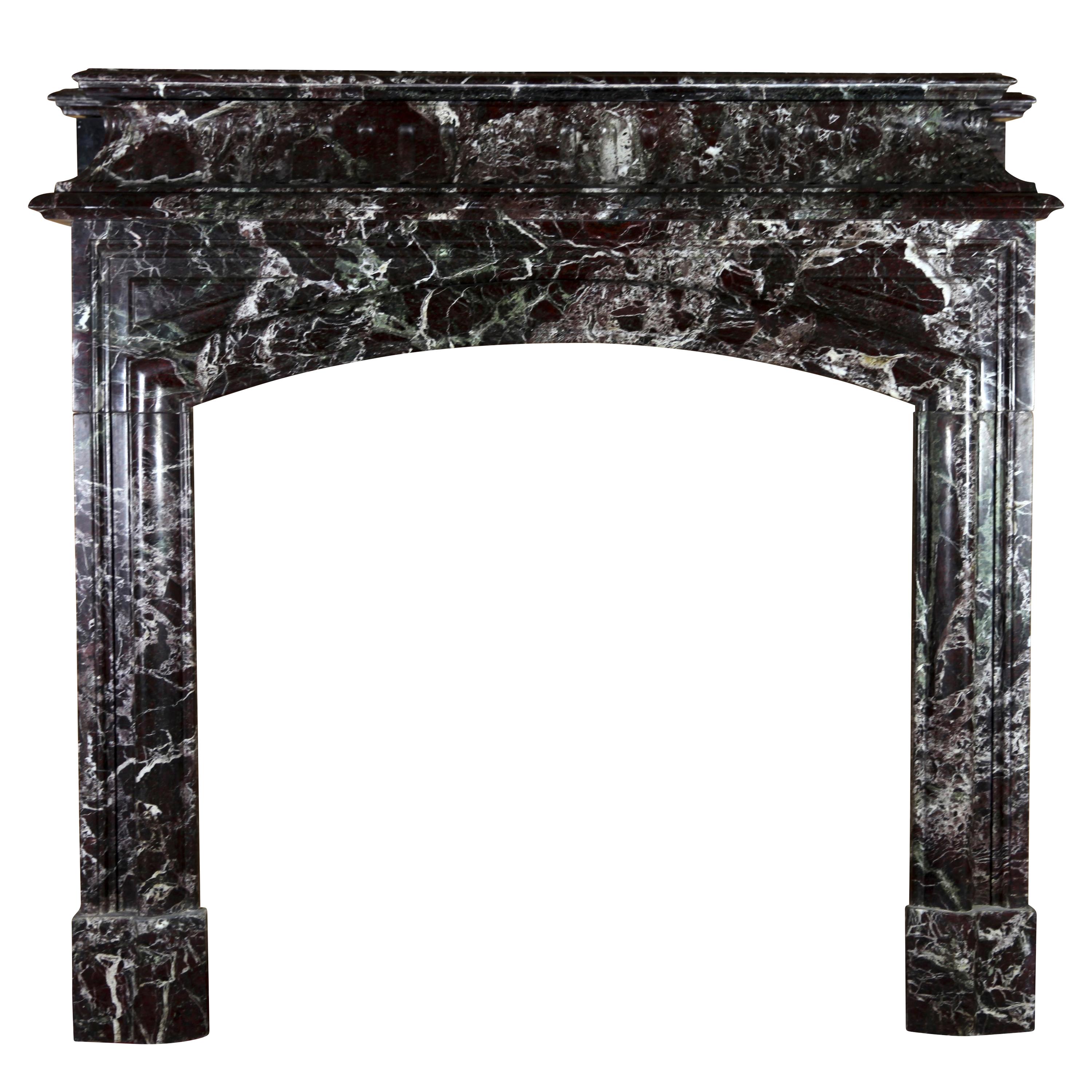 19th Century Classic Vintage Grand Marble Fireplace Surround