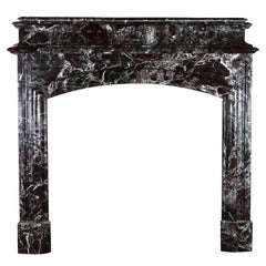 19th Century Classic Antique Grand Marble Fireplace Surround