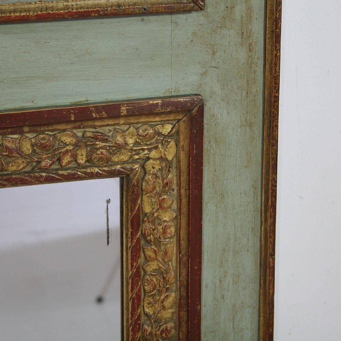 19th Century Classical French Trumeau Mirror 6