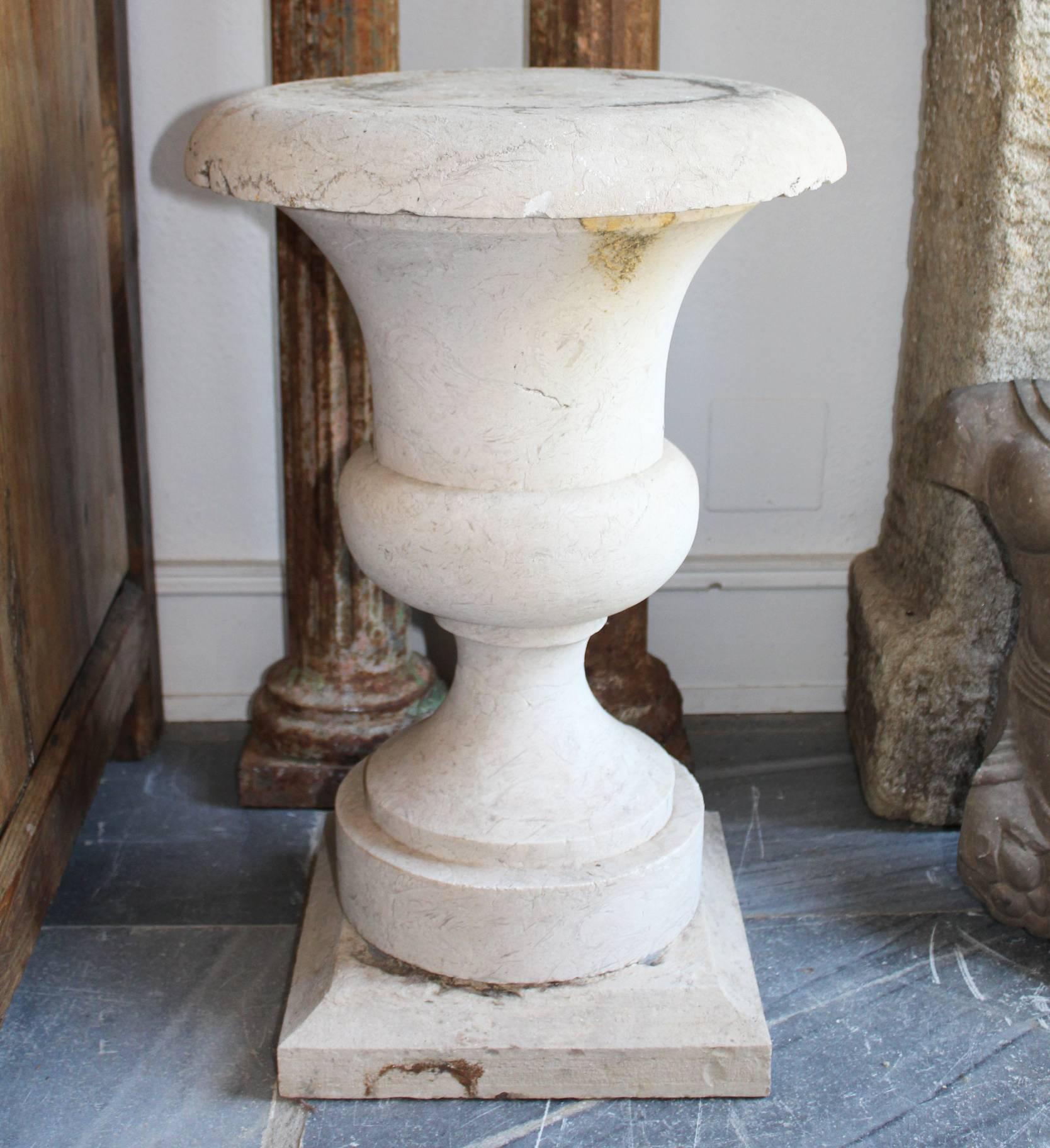 19th Century Classical Italian White Marble Planters For Sale 2