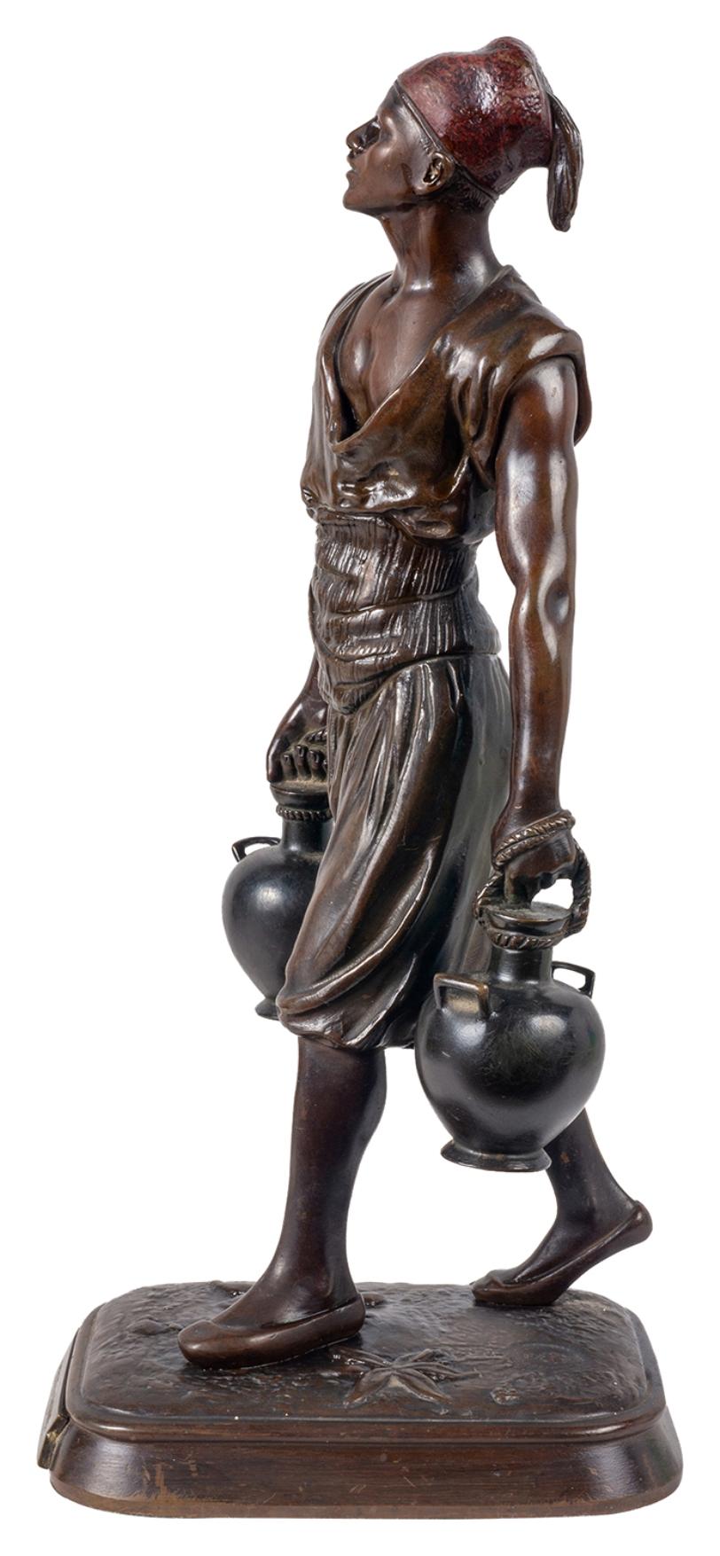 Statues d' Arabes orientalistes classiques en bronze du XIXe siècle en vente 6