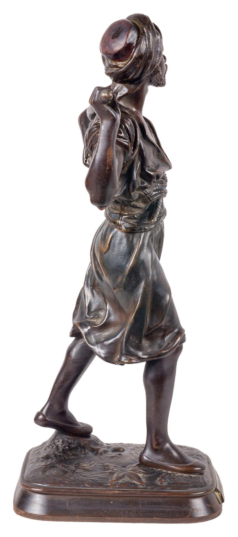 Statues d' Arabes orientalistes classiques en bronze du XIXe siècle en vente 1