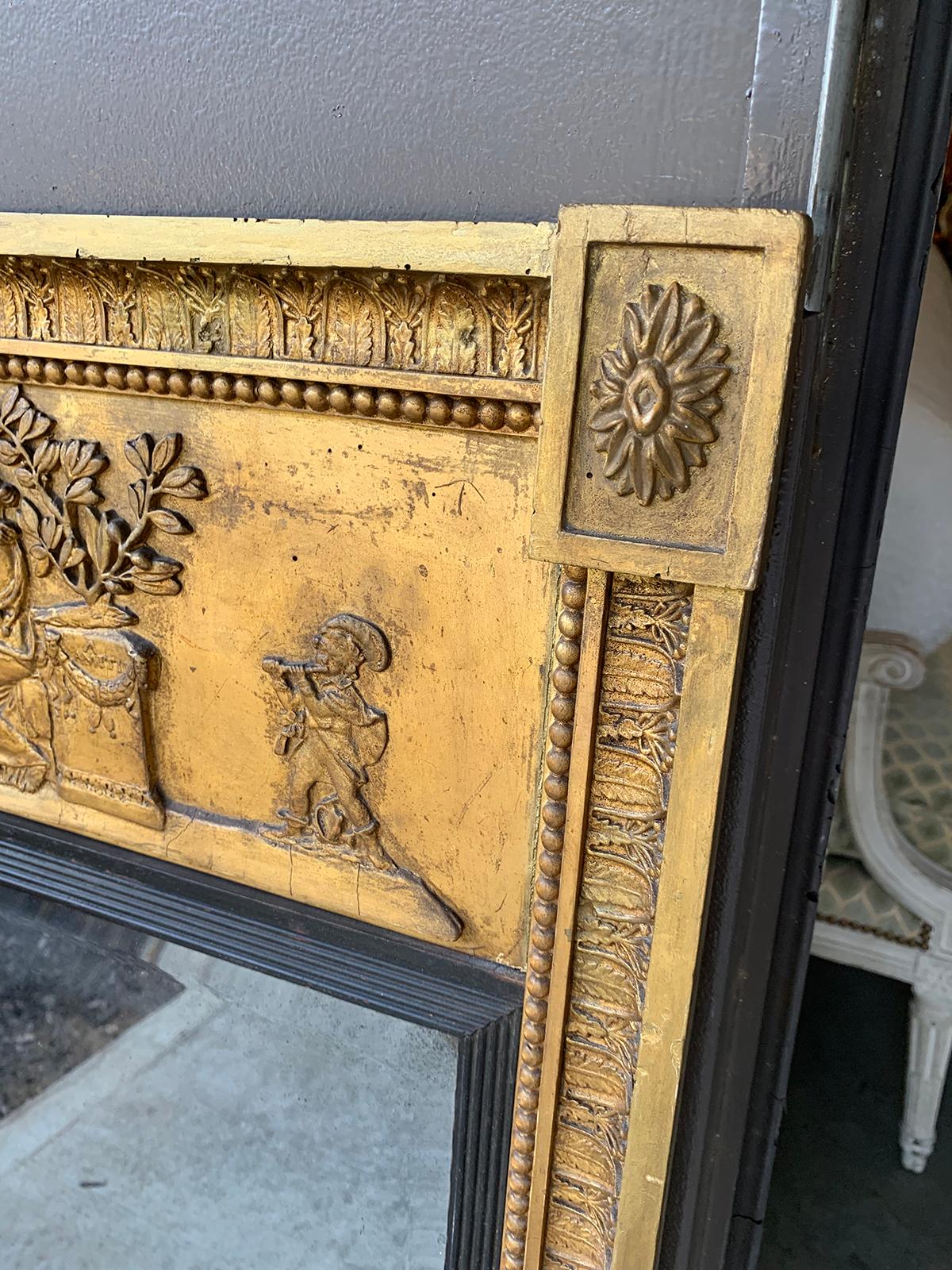 19th Century Classical Regency Style Gilt Mirror For Sale 2