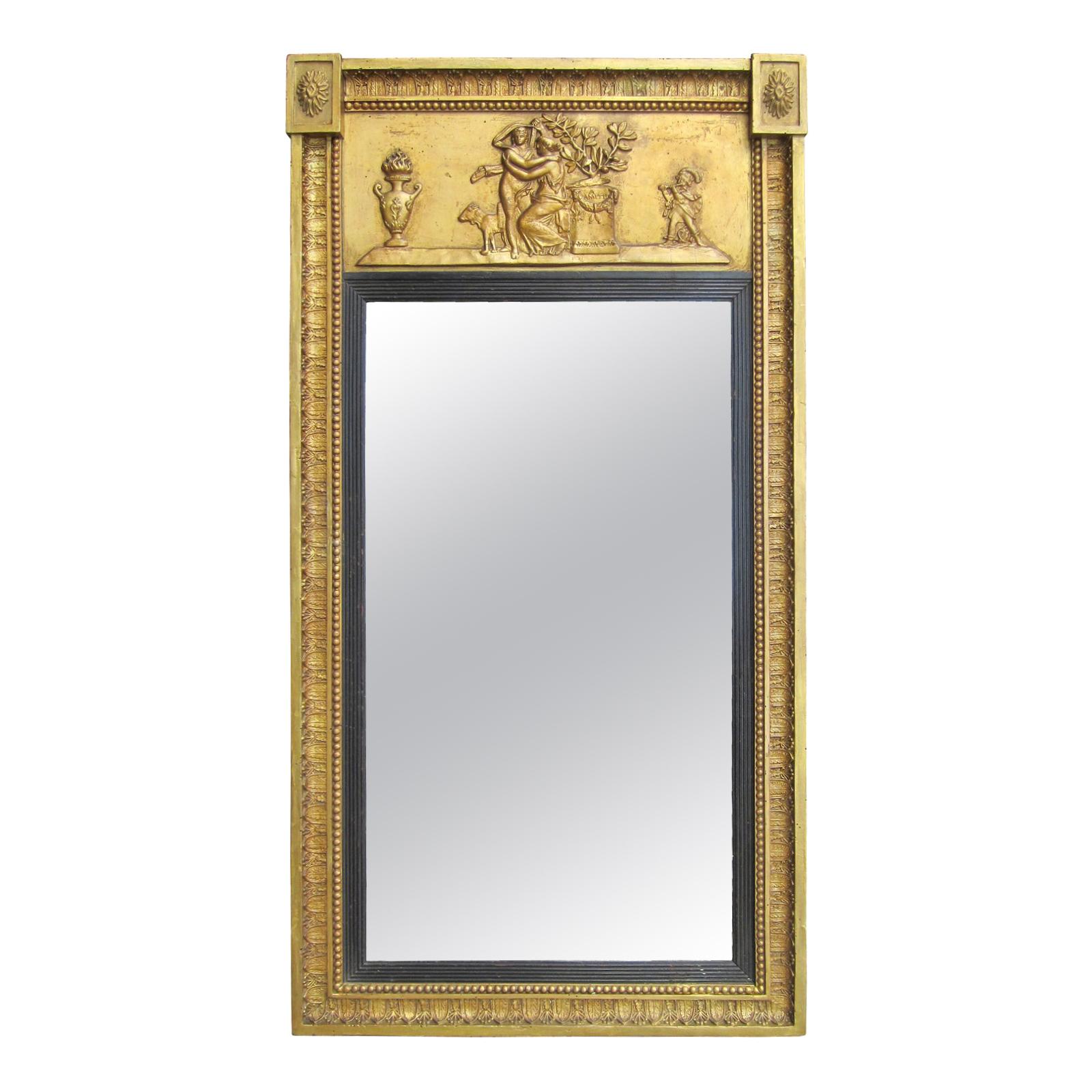 19th Century Classical Regency Style Gilt Mirror