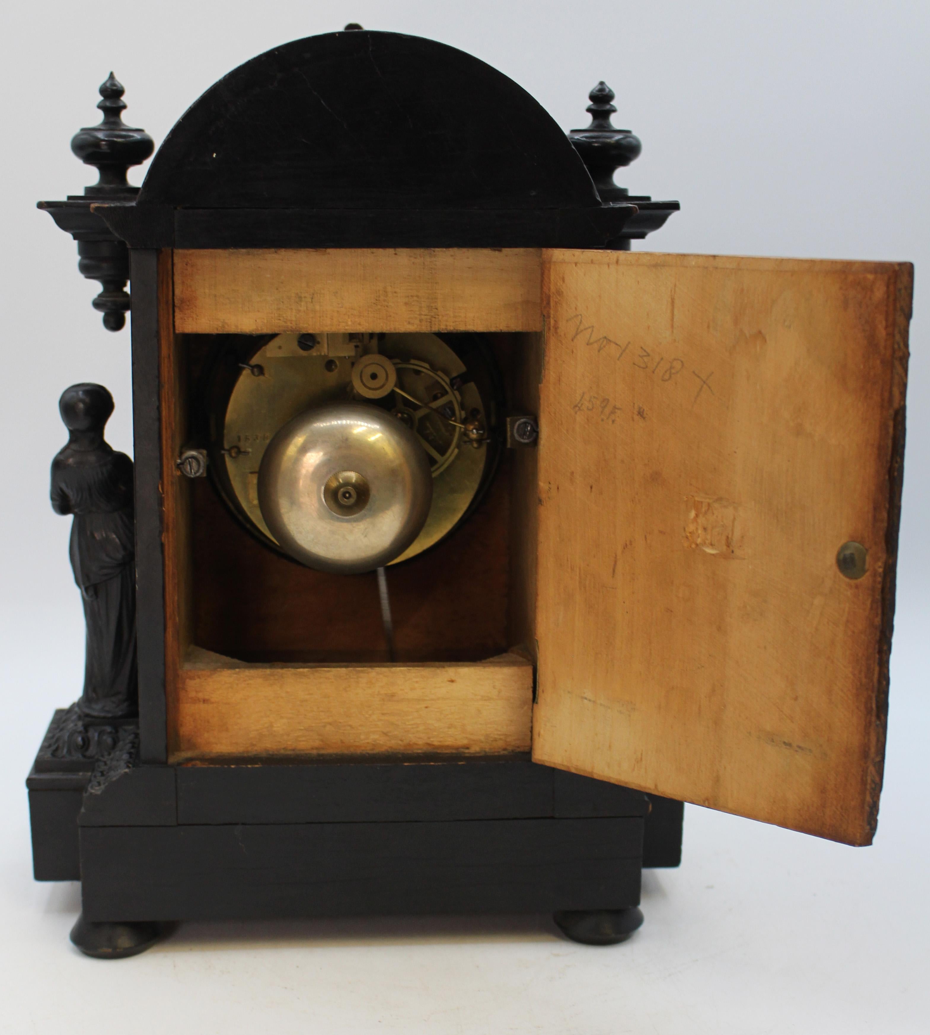 19th Century Classical Taste Table Clock For Sale 6